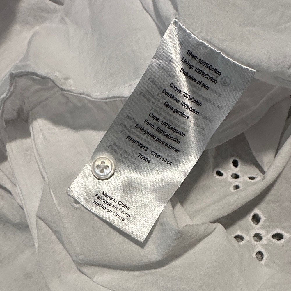 A Pea in the Pod White Eyelet Maxi Dress - Picture 7 of 10